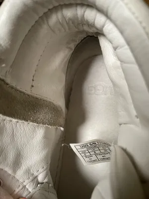 UGG Women White Leather High top Sneakers thumbnail 11