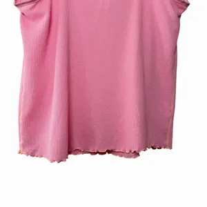 Vintage Y2K GAP Body Pink Waffle Knit Lace Cami‎ Top Medium Coquette thumbnail 7