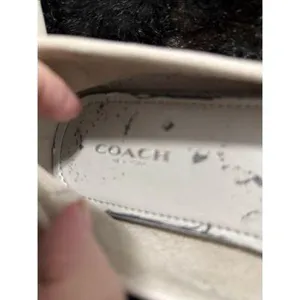 Coach Shoes Womens 7 B Leather Loafers Frederica Driver Flats Moccasin thumbnail 6