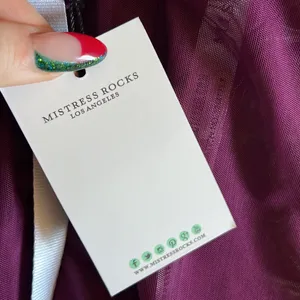 Mistress Rocks Influence Aubergine Dress thumbnail 5