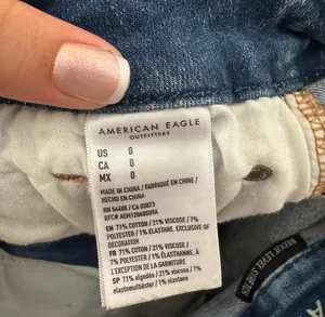 American Eagle Ripped Denim Shorts thumbnail 3