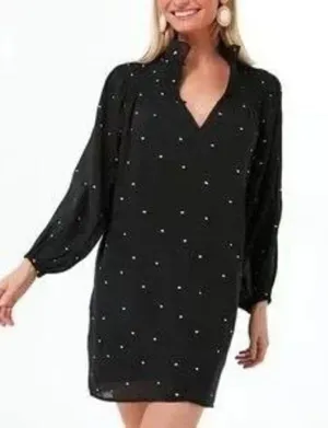 Tuckernuck Pomander Place Size Medium Taylor Dress Black Long Sleeve thumbnail 1