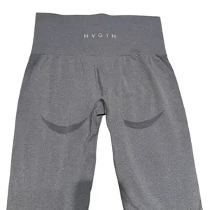 NVGTN Seamless Contour Leggings Light Gray Activewear Compressive Size M thumbnail 9