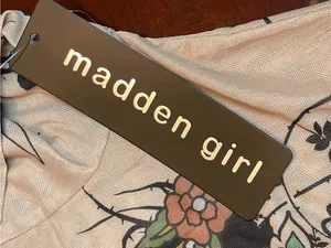 Madden Girl Y2K Tattoo Print Mesh Long Sleeve Top Butterflies Hearts Roses 2XL thumbnail 12