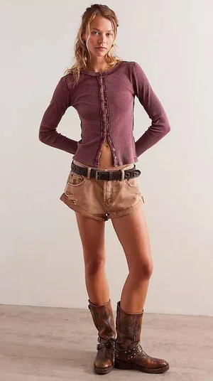 FREE PEOPLE x We The Free It's On Cardi in Wild Ginger Size Small thumbnail 10
