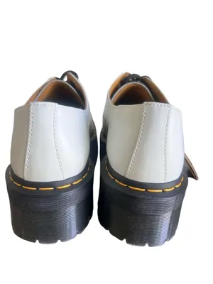 DR. MARTENS 1461 Quad Smooth Leather Unisex Platform Shoe Size 10 or 9 #B1292 thumbnail 6