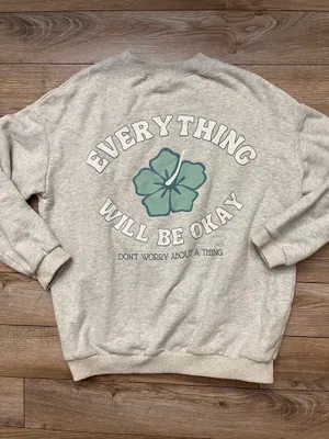 Sunkissed coconut crewneck sweatshirt Gray Size L thumbnail 5