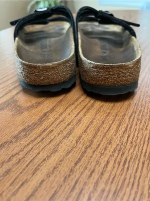 Birkenstock Women's Black Triple-Strap Slide Sandals thumbnail 6
