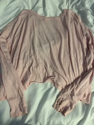 Pink Free People Top thumbnail 1