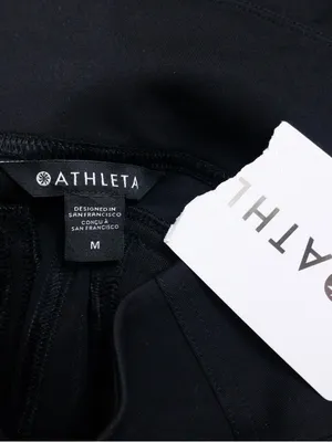 NWT Athleta Delancey Skyline Ankle Flare Pant M Black Stretch Tailored thumbnail 5