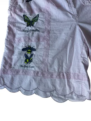 Anthropologie LyreBird Embroidered Bermuda Shorts thumbnail 7