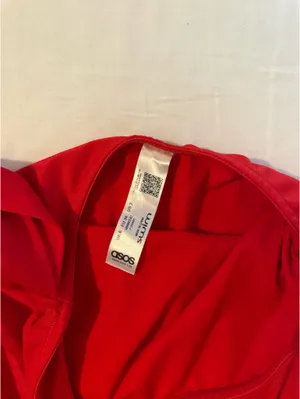 Red Sexy One-Piece Bathing Suit thumbnail 2