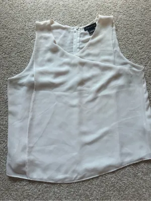 Whit tank blouse White thumbnail 1