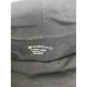 Beyond Yoga Women's Black Cowl Neck Bamboo from Rayon Long Sleeve Top in Size S. thumbnail 4