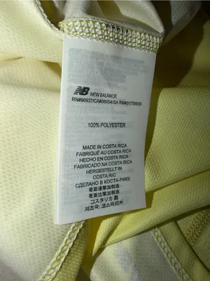 New Balance‎ Women’s Yellow Nationals Outdoor Tank Top thumbnail 7