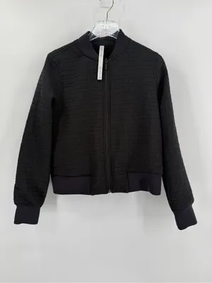 Lululemon reversible black Serene Travels Bomber size 8 thumbnail 7