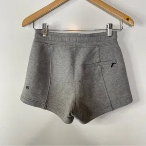 Lululemon NTS Short (3") Heathered Medium‎ Grey / Black Size 2 thumbnail 5