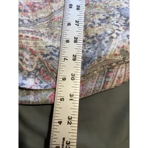 Lauren Ralph Lauren Blue Pink Paisley Cotton Blend Button Front Sleep Shirt S thumbnail 8