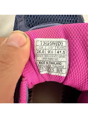 Asics Gel Contend 3 Womens Running Shoes 9.5 Navy/Pink/Mint Mesh Comfortable thumbnail 3