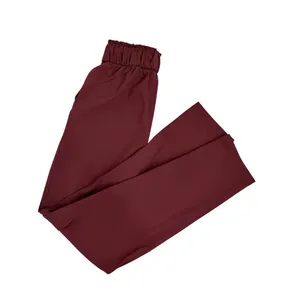 Lululemon Drawstring Stretch High-Rise Athleisure Jogger Pants Red Merlot Size 0 thumbnail 4