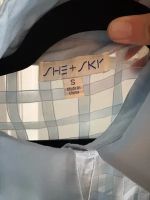 She & Sky Blue Blouse thumbnail 2