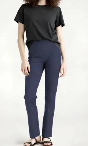 Banana Republic Italian Wool Slim Straight Pants 8 Dark Academia Quiet Luxury thumbnail 1
