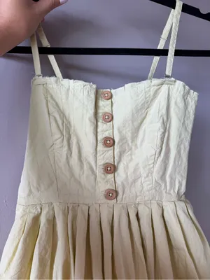 Free People Women’s Lilah Pleated Tube Midi Dress in Soft Limeade Size Small thumbnail 4