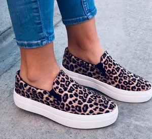 Leopard Slip On Sneakers Multi Size 10 thumbnail 1