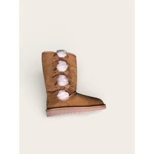 Koolaburra by Ugg Women's Tall Boots‎ Size 8 Chestnut Brown Sherpa Lined thumbnail 4