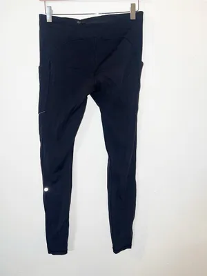 Lululemon Women’s Black Active Leggings with Side Pockets and Reflective Details thumbnail 7