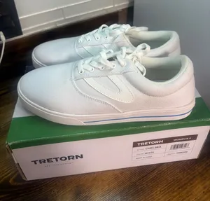 Tretorn White Chelsea Sneakers Size 9 thumbnail 1