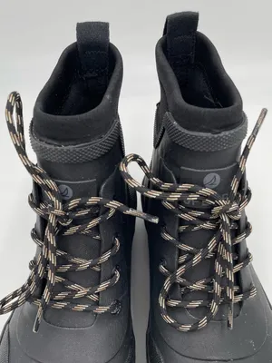 Sperry Torrent Lace Up Rain Boots Size 6.5 Black Waterproof Rubber Gorpcore thumbnail 4