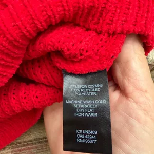 Sanctuary Vibrant Red Crew Neck Sweater thumbnail 6