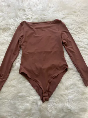 H&M Boat Neck Brown Long Sleeve thumbnail 2