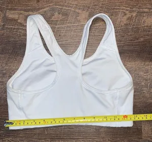 Nike Dri-Fit Sports White Bra Size Medium thumbnail 6