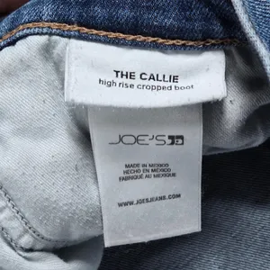 JOE'S Jeans The Callie High Rise Cropped Boot‎ Cut Denim Solstice Womens Size 29 thumbnail 5