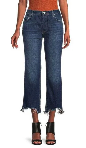 Free People Maggie Mid-Rise Straight Jeans thumbnail 1