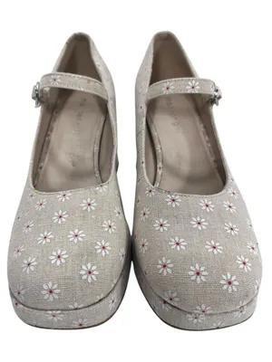 Madden Girl Mantel Floral Mary Jane Platform Heels thumbnail 3
