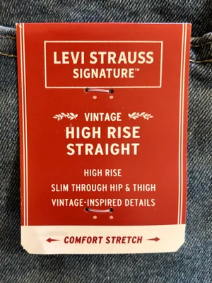 NWT Levi’s women’s Vintage High Rise Straight jeans sz 8 thumbnail 5