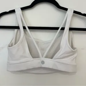 Athleta White Sports Bra XS thumbnail 4