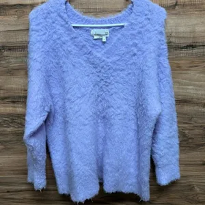 by‎ Anthropologie XS light purple sweater thumbnail 1
