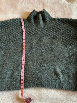 Free People Bradley pullover turtleneck sweater charcoal gray popcorn knit L thumbnail 9
