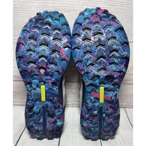 Saucony Peregrine 12 Blue Gold Pink Trail Running Sneakers Womens Sz 9.5 thumbnail 8