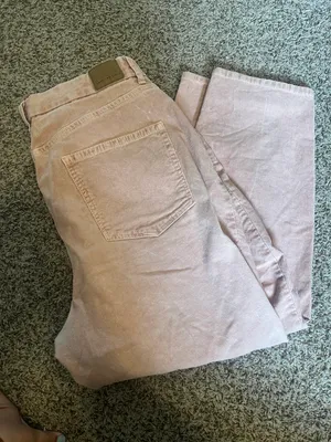 American Eagle Outfitters Moms Jeans Size 16 Pink Samon Color thumbnail 2