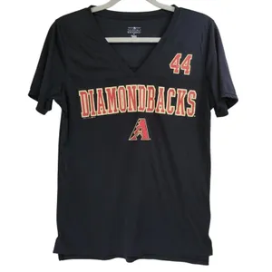 Arizona Diamondbacks Goldschmidt #44 MLB T Shirt Womens V Neck Black‎ thumbnail 2