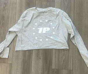 1st Phorm Cropped Long Sleeve Gray Size L thumbnail 1