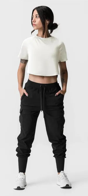 ASRV X EQUINOX AEROSILVER CROPPED TRAINING TEE Size XS Athletic Running Hyrox thumbnail 1