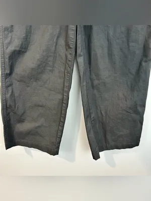 Vuori Gorpcore Ripstop Wide Leg Charcoal Grey Organic Cotton Pants Size Medium thumbnail 4
