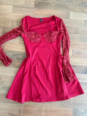 SheIn Red Dress thumbnail 1