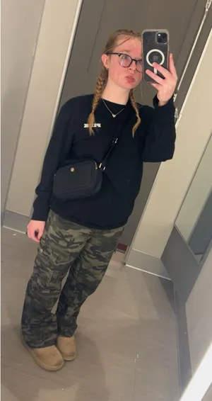 PINK long sleeve T-Shirt Black XS thumbnail 1